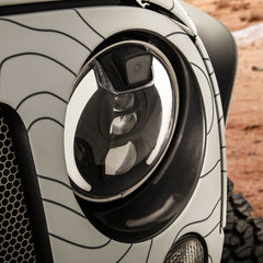 App Connected 7 Inch Headlight With Integrated 4K UHD & 1080P Cameras