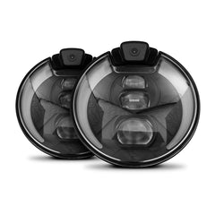 App Connected 7 Inch Headlight With Integrated 4K UHD & 1080P Cameras