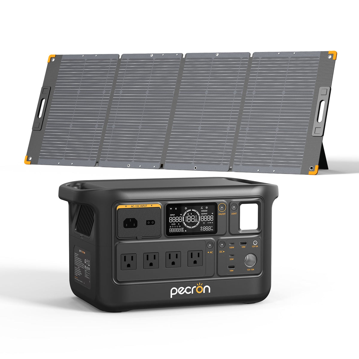 PECRON F1000LFP Solar Generator 1500W 960Wh