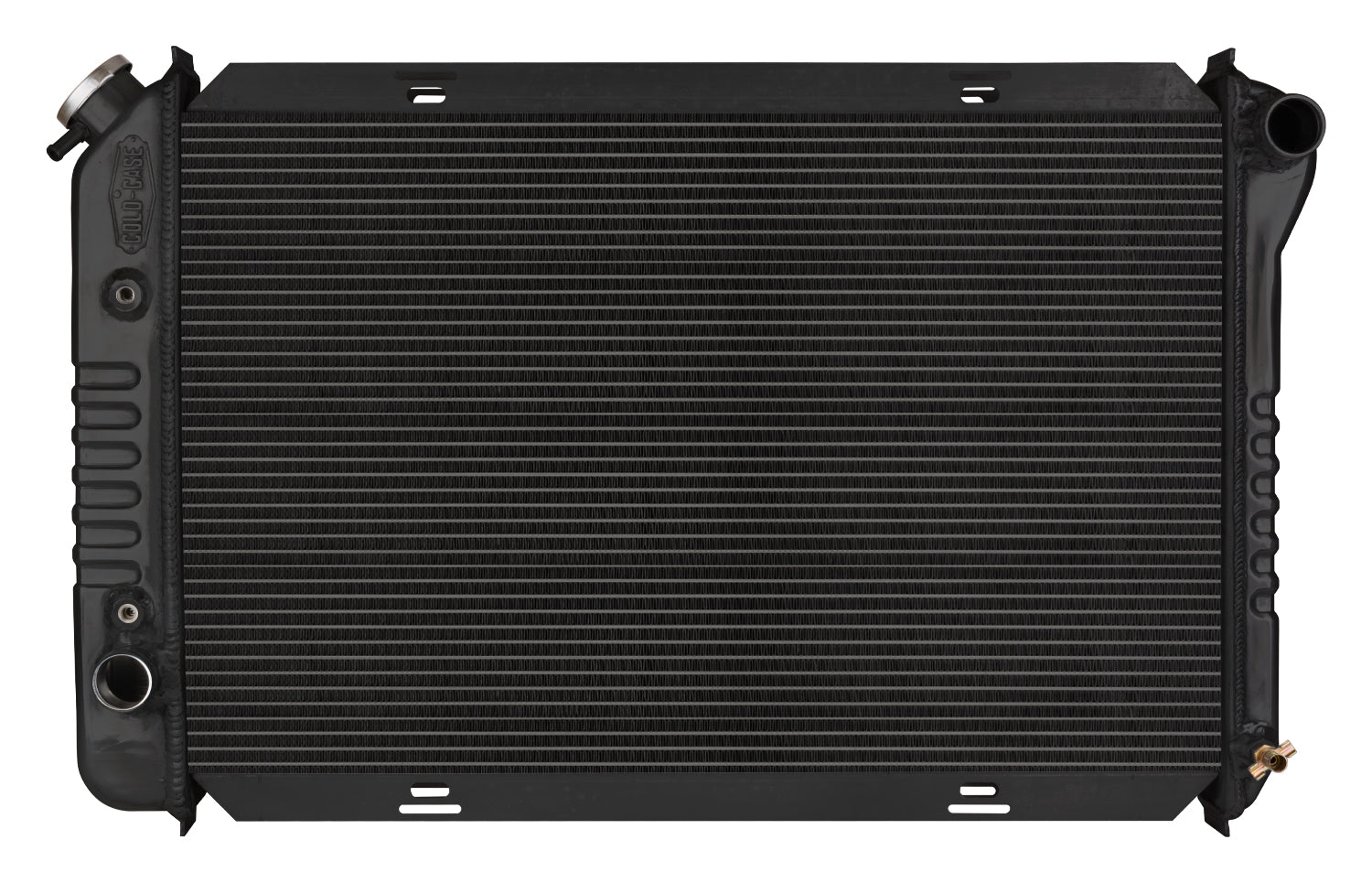 71-73 Ford Mustang Automatic Aluminum Radiator Black Night Rider Series Cold Case Radiators