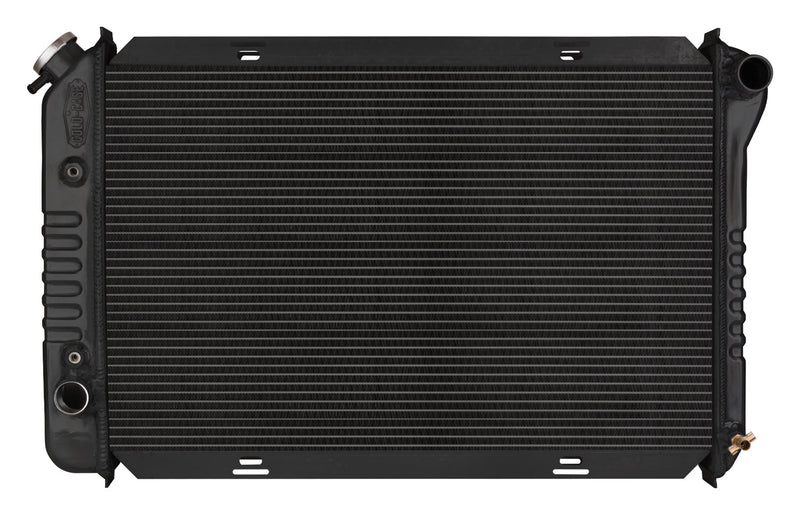 71-73 Ford Mustang Automatic Aluminum Radiator Black Night Rider Series Cold Case Radiators