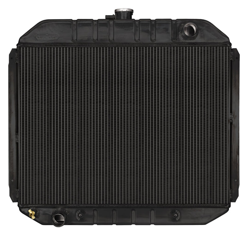 66-79 Ford Truck Bronco Aluminum Radiator Black Night Rider Series Cold Case Radiators