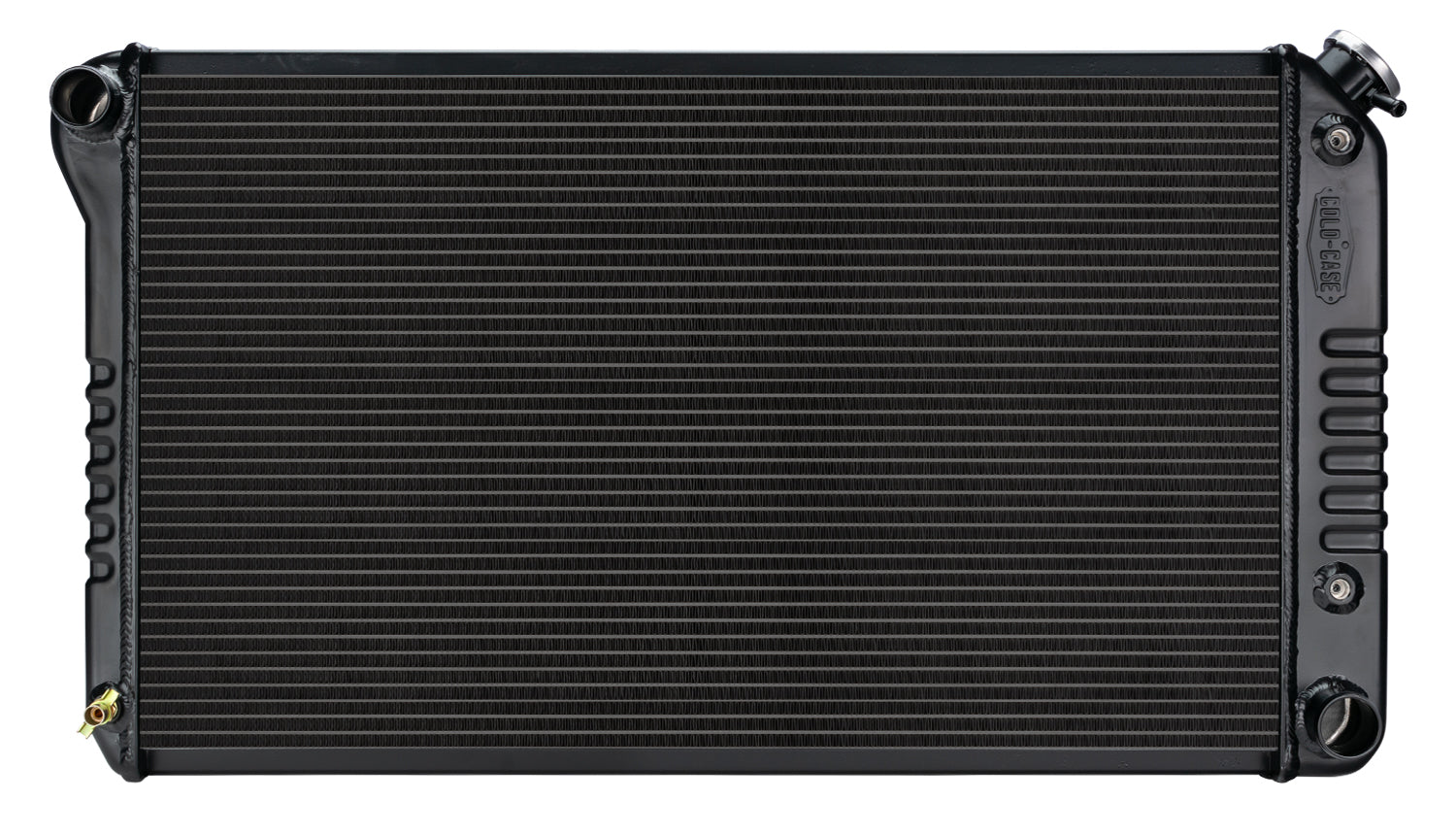 68-77 GM A Body Aluminum Radiator Automatic Black Night Rider Series Cold Case Radiators