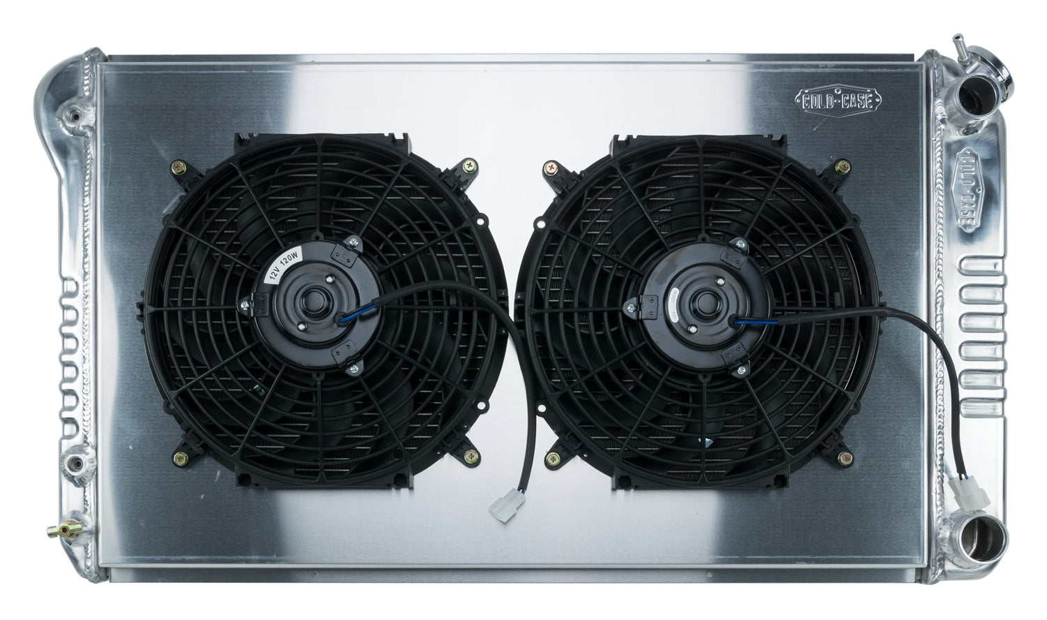 68-72 A-Body LS SWAP Aluminum Radiator And Dual 12 Inch Fan Kit Cold Case Radiators
