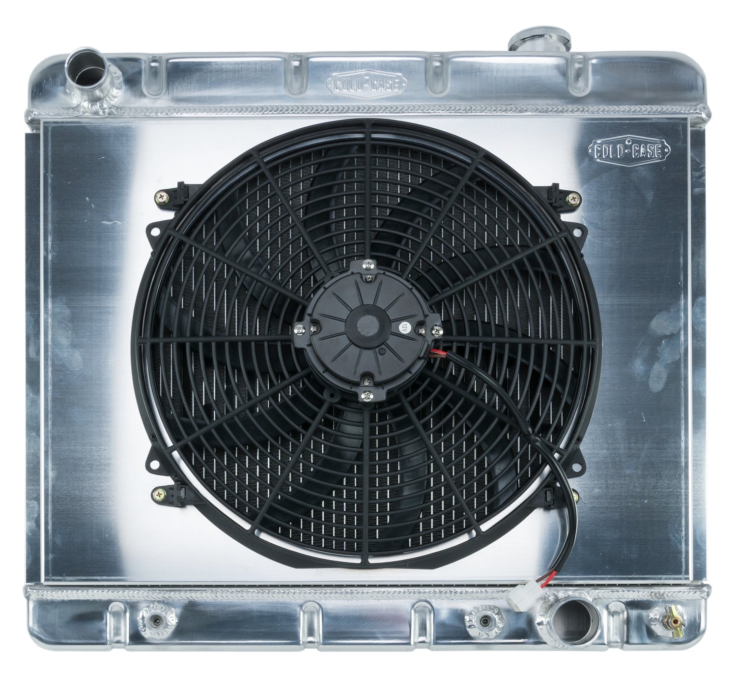 63-66 Chevy/GMC Pickup Truck Aluminum Radiator And 16 Inch Fan Kit AT Cold Case Radiators