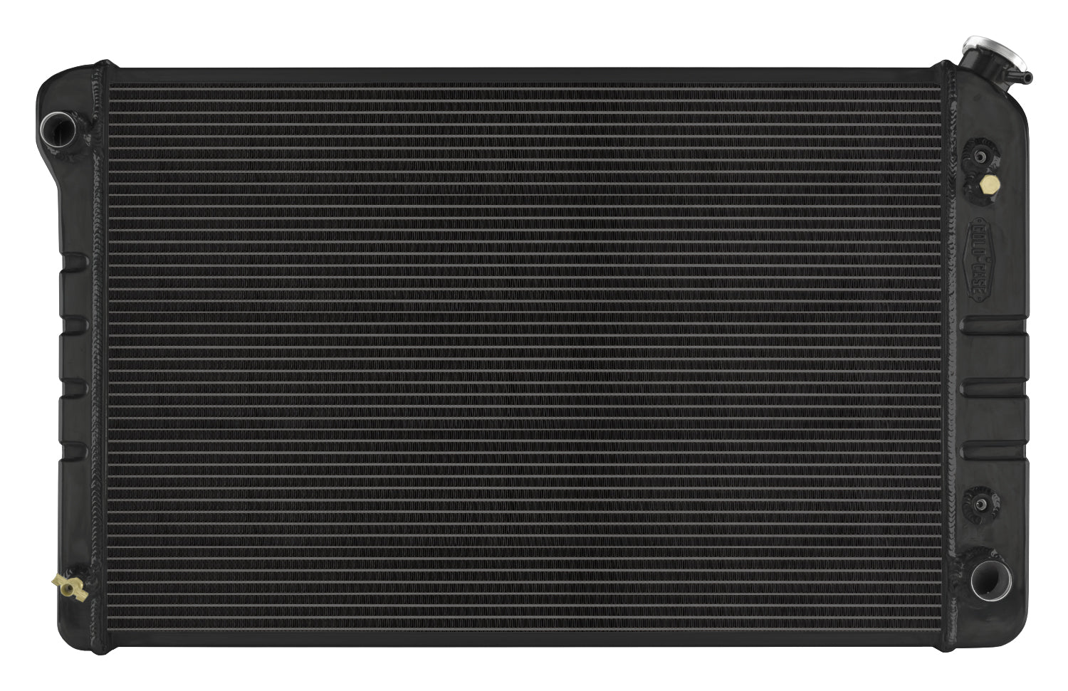 77-87 Chevy/GMC Pickup Truck Automatic 21 Inch Aluminum Radiator Black Night Rider Series Cold Case Radiators