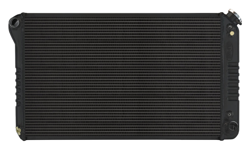 67-76 Chevy GMC Pickup Truck Automatic Aluminum Radiator Black Night Rider Series Cold Case Radiators