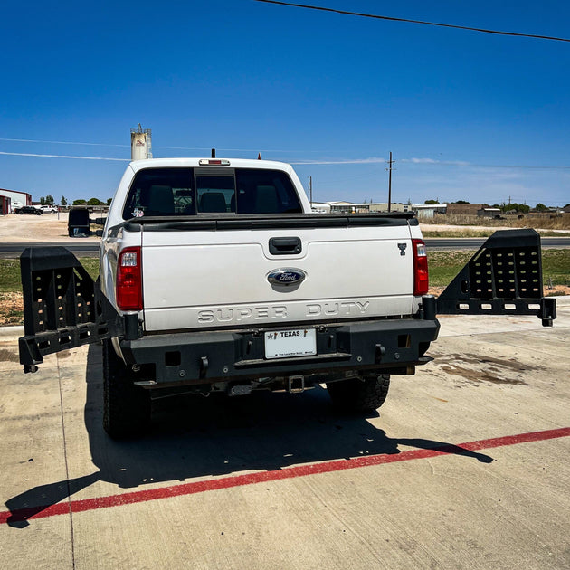1999-2016 FORD SUPERDUTY F250/F350 DUAL SWING OUT REAR BUMPER Chassis Unlimited Inc. 