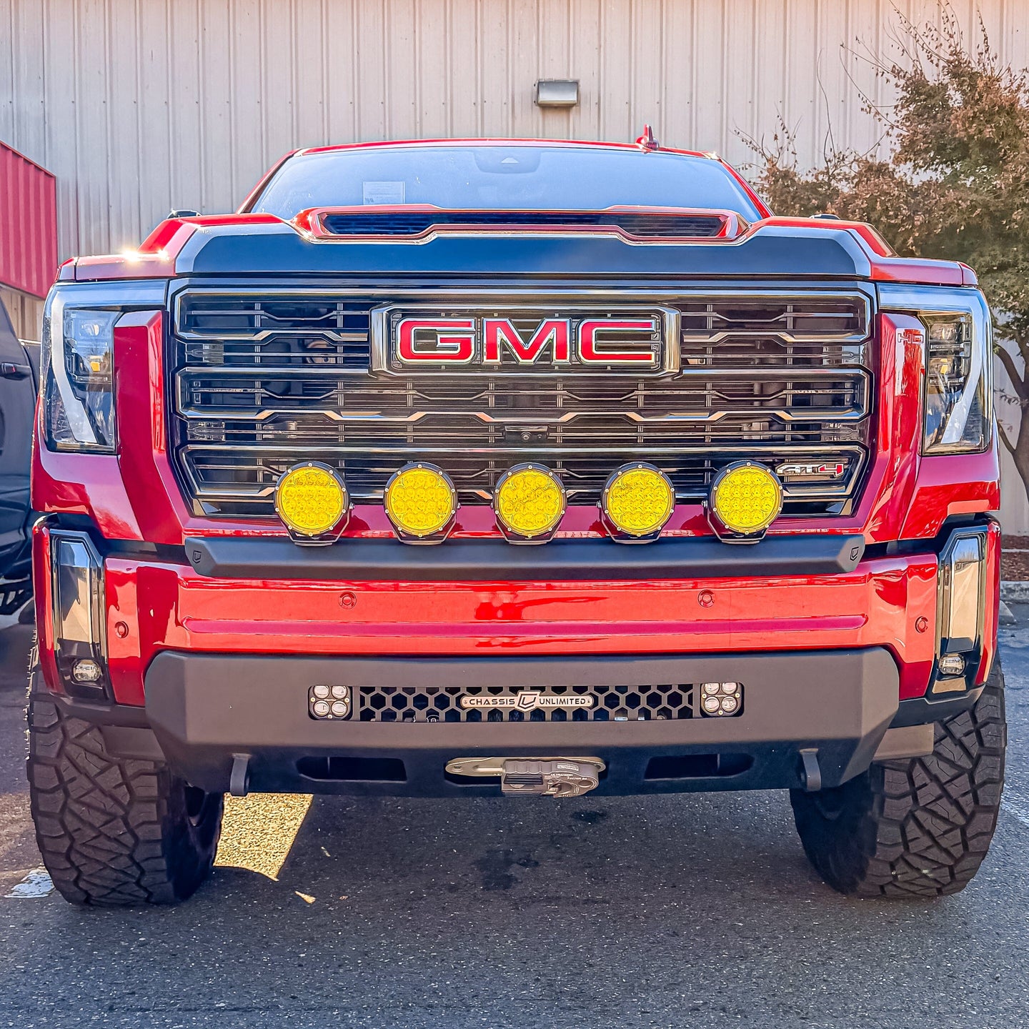 HD Chase Light Mount – Front Curved Pod / Light Bar Mount Chassis Unlimited Inc. 