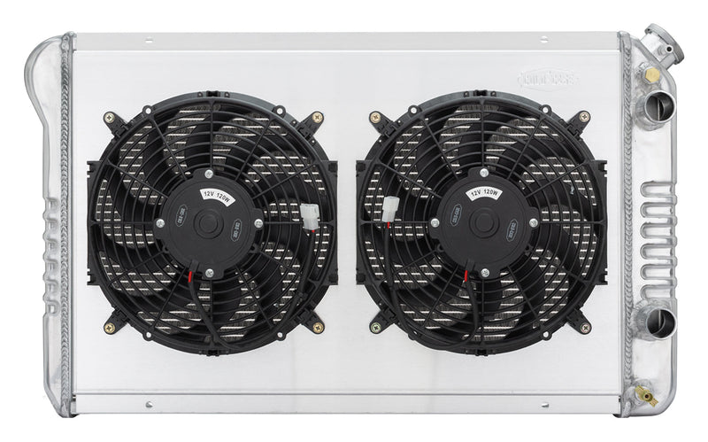 82-92 Camaro Firebird LS Swap Radiator With Dual 12 Inch Fan Kit Cold Case Radiator