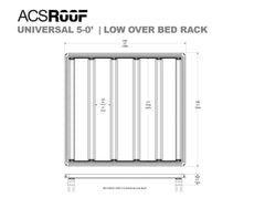 ACS ROOF | Universal Over Truck Bed Low Platform Rack