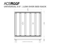 ACS ROOF | Universal Over Truck Bed Low Platform Rack