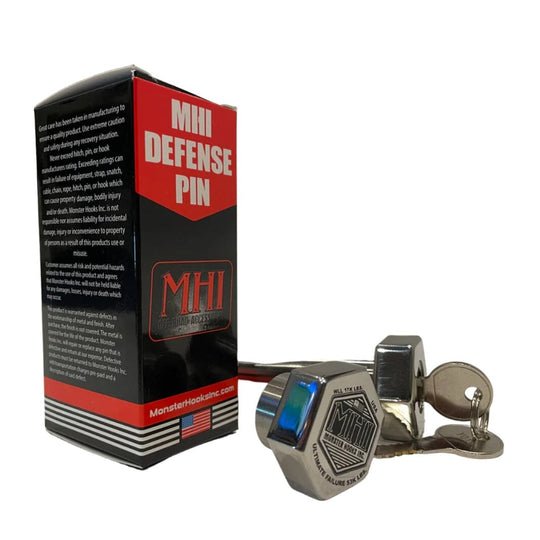 MONSTER HOOKS 7/8" KEY LOCKING PIN FOR SHACKLE Chassis Unlimited Inc. 