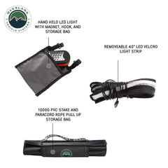 Overland Vehicle Systems Nomadic 4 Person Extended Soft Shell Roof Top Tent - Recon Recovery