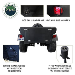 OVS Off Road Trailer - Military Style With Full Articulating Suspension
