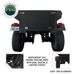 OVS Off Road Trailer - Military Style With Full Articulating Suspension