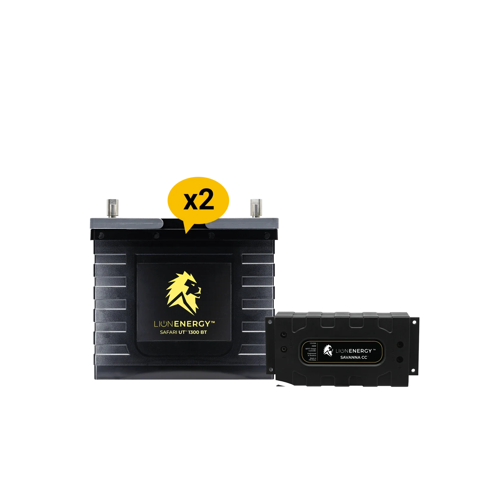 Lion Energy 12V Lithium Battery 210Ah Solar Power System (2 - UT 1300s)