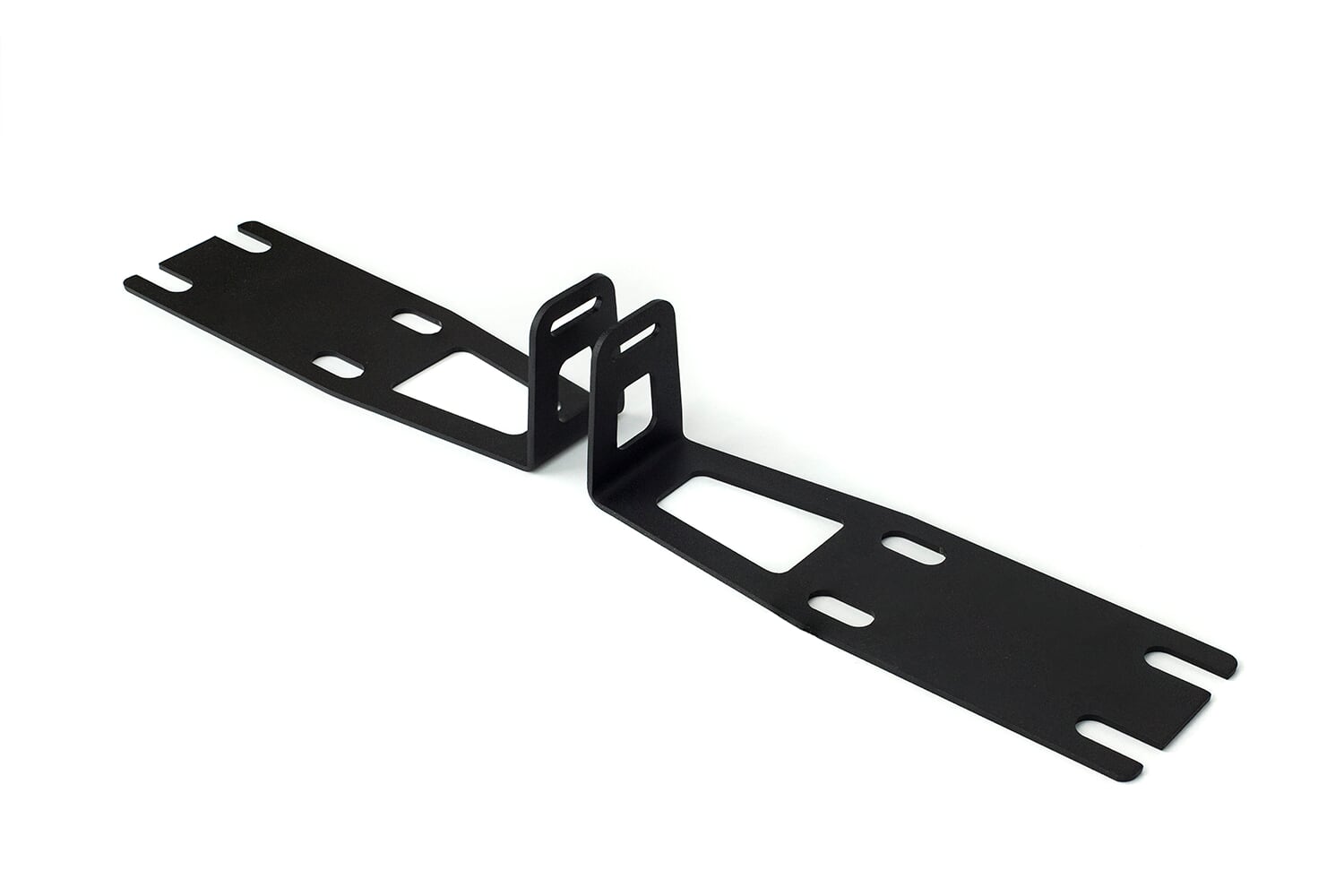22" Bumper Hidden LED Light Bar Mounting Brackets For 2010-2018 Dodge 2500/3500