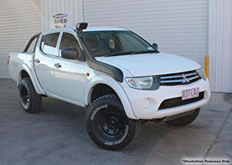 DOBINSONS SNORKEL KIT FOR MITSUBISHI TRITON L200 ML/MN 2.5L & 3.2L DIESEL - RIGHT SIDE MOUNT (SUITS MODELS WITH FLARES ONLY)