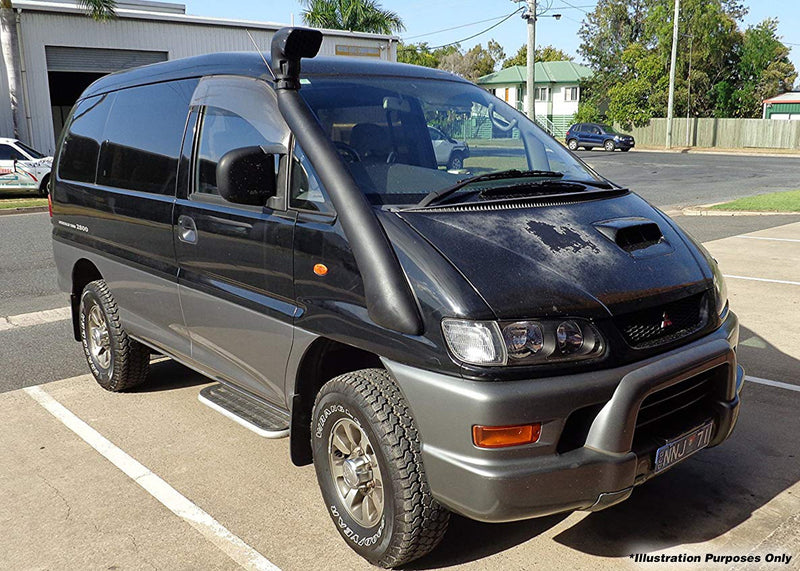 DOBINSONS SNORKEL KIT FOR MITSUBISHI DELICA L400 2.5L DIESEL - RIGHT SIDE MOUNT