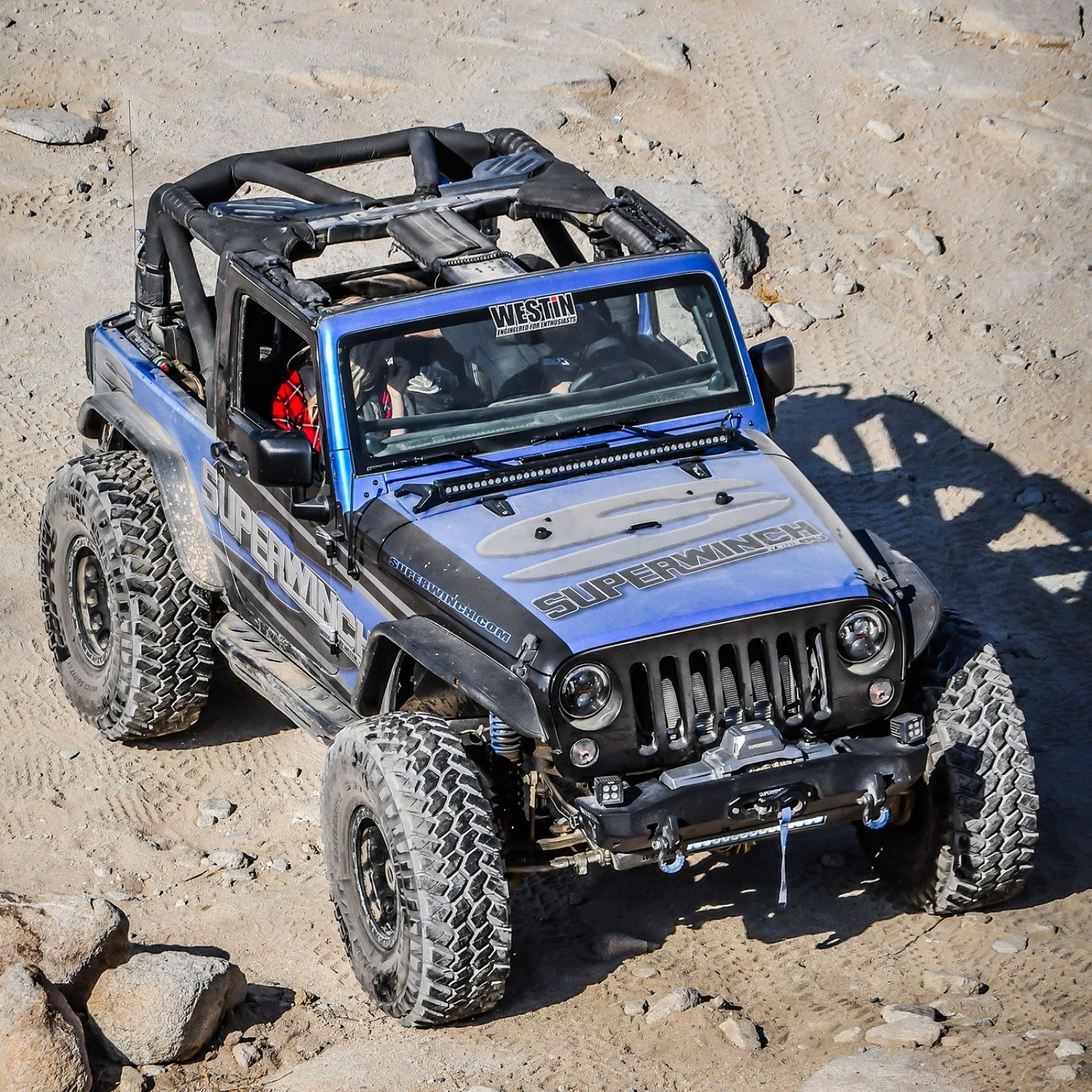 SX10SR 12V DC 10,000lb Synthetic Rope Winch