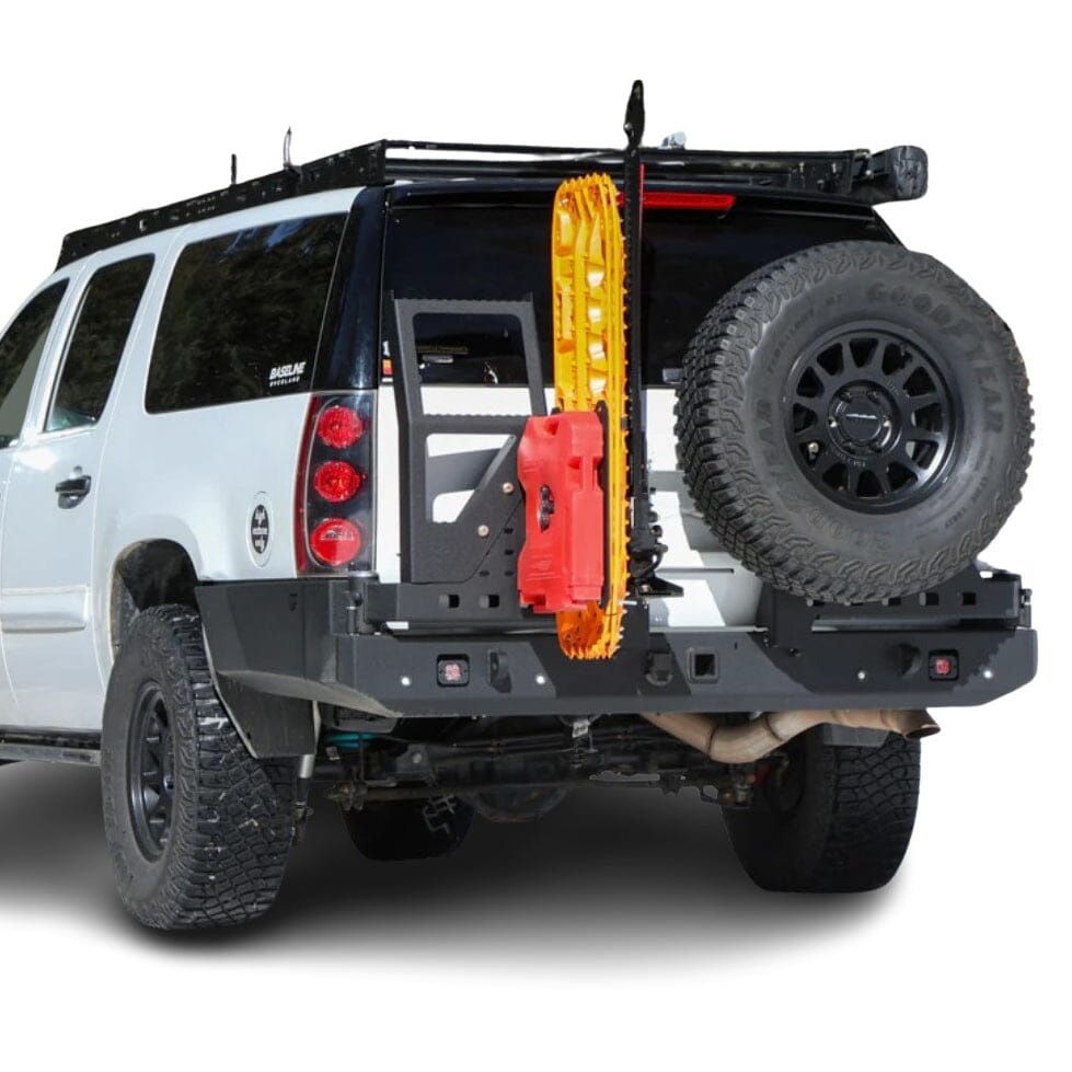 2007-2014 CHEVY SUBURBAN & GMC YUKON XL 1500/2500 HIGH CLEARANCE OCTANE DUAL SWING OUT REAR BUMPER Chassis Unlimited Inc. 