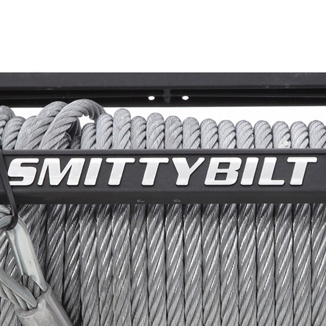 Smittybilt Logo SmittyBilt XRC 6.6hp Gen2 9500lb Winch With Steel Cable