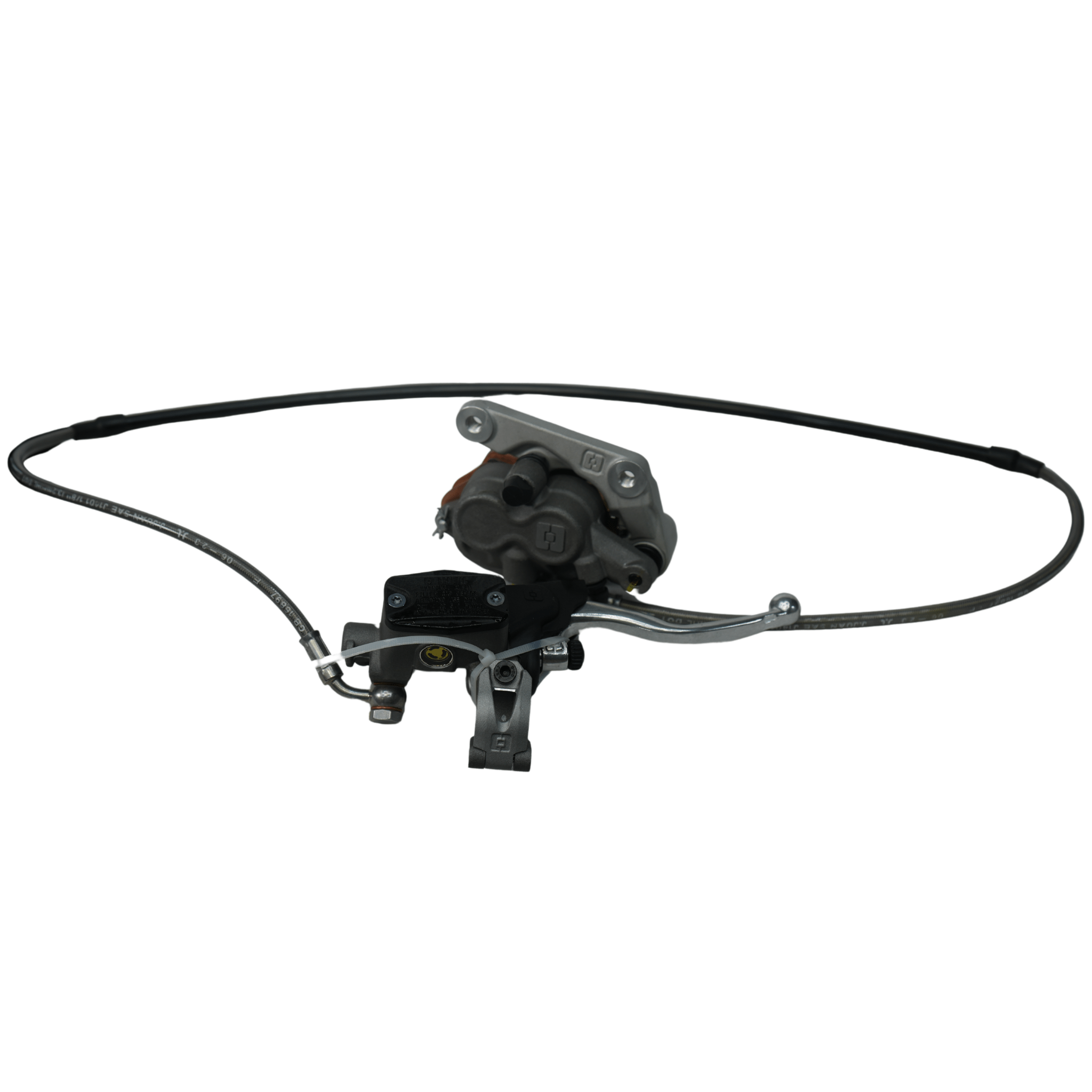 AL Braketec EXE Full Front Brake Assembly (Arctic Leopard OEM)