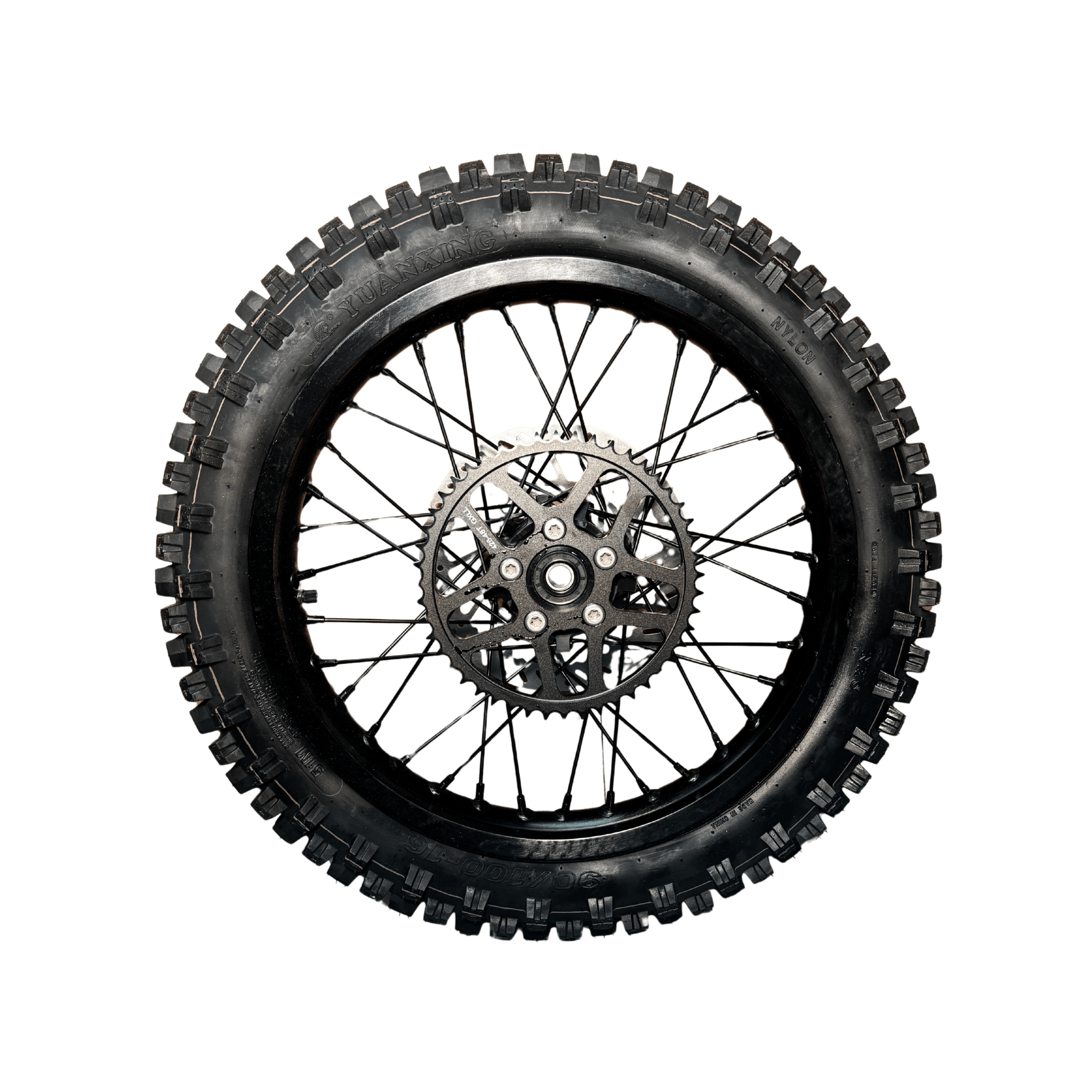 AL XE Pro 16" Rear Wheel and Dirt Tires (Arctic Leopard XE Pro OEM)