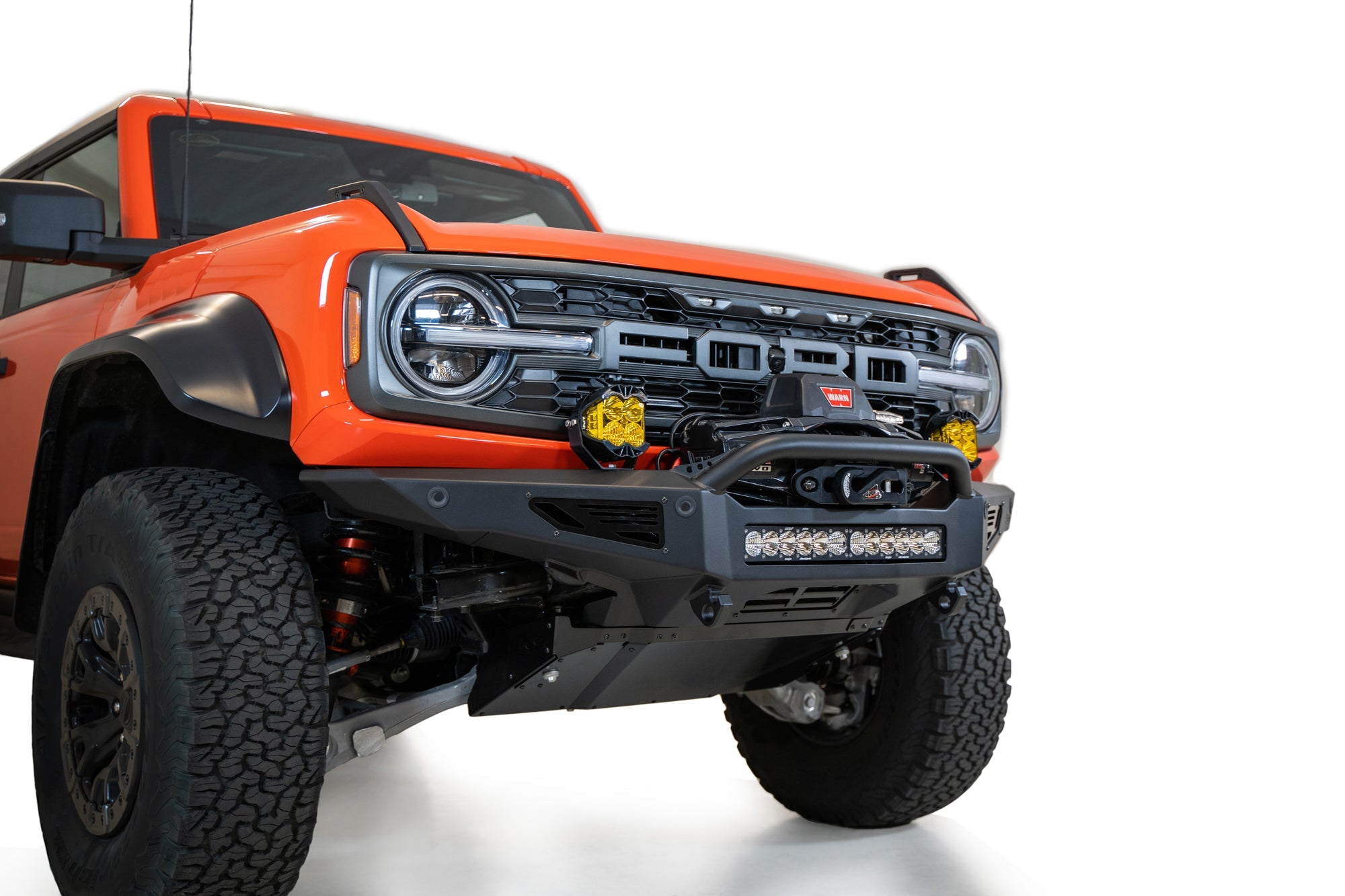 2022-2024 Bronco Raptor Rock Fighter Winch Front Bumper