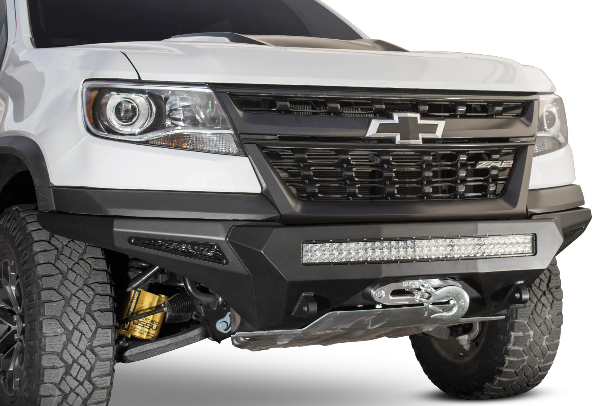 2017-2021 Chevy Colorado ZR2 Stealth Fighter Winch Front Bumper