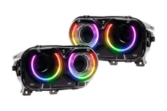 Dodge Challenger (15-23 / RGB / Set): Morimoto XRGB LED Headlights