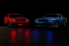 Dodge Challenger (15-23 / RGB / Set): Morimoto XRGB LED Headlights