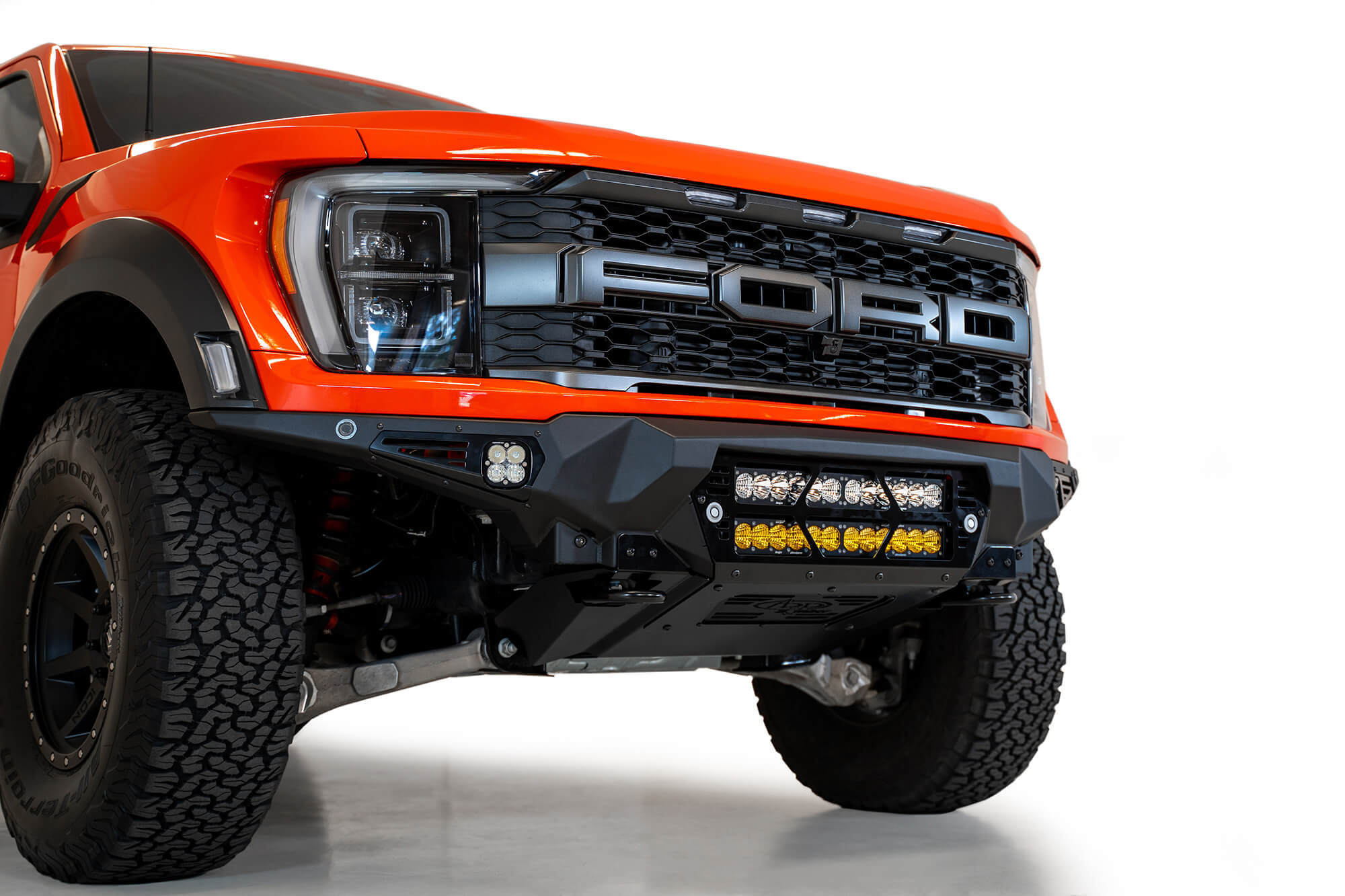 2021-2025 Ford F-150 Raptor/Raptor R Bomber Front Bumper (20-Inch Lights)