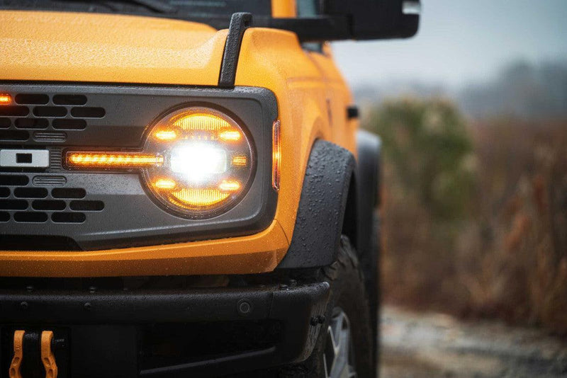 Ford Bronco 21+: Morimoto XB LED Headlights (Amber DRL)