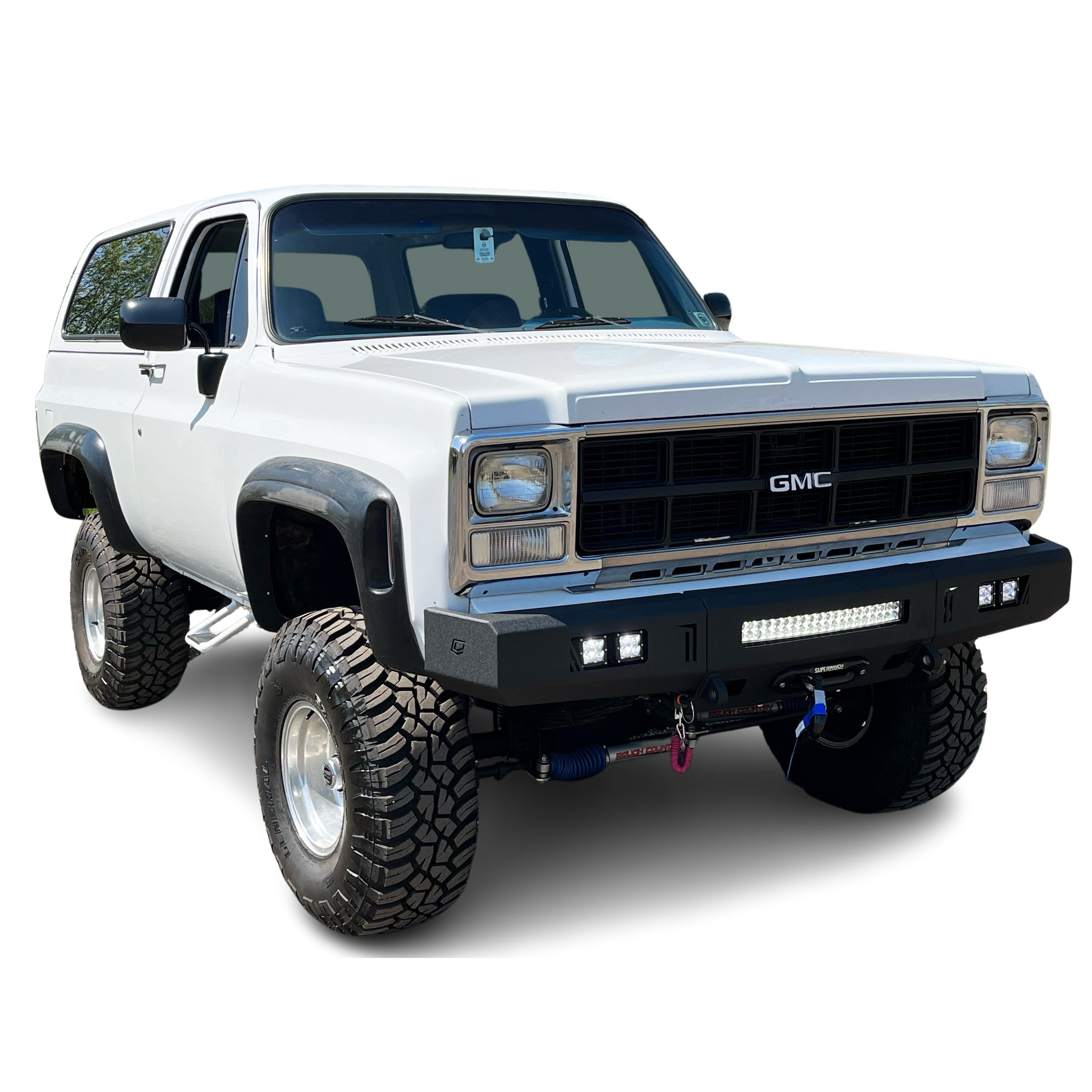 1973-1991 CHEVY/GM front octane winch bumper motor vehicle parts chassis unlimited Inc. 
