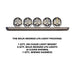 HD Chase Light Mount – Front Curved Pod / Light Bar Mount Chassis Unlimited Inc. 19-25 RAM 2500/3500 LIGHT MOUNT BAJA LP6 PACKAGE (5 CLEAR) 