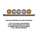 HD Chase Light Mount – Front Curved Pod / Light Bar Mount Chassis Unlimited Inc. 19-25 RAM 2500/3500 LIGHT MOUNT BAJA LP6 PACKAGE (2 AMBER - 3 CLEAR) 