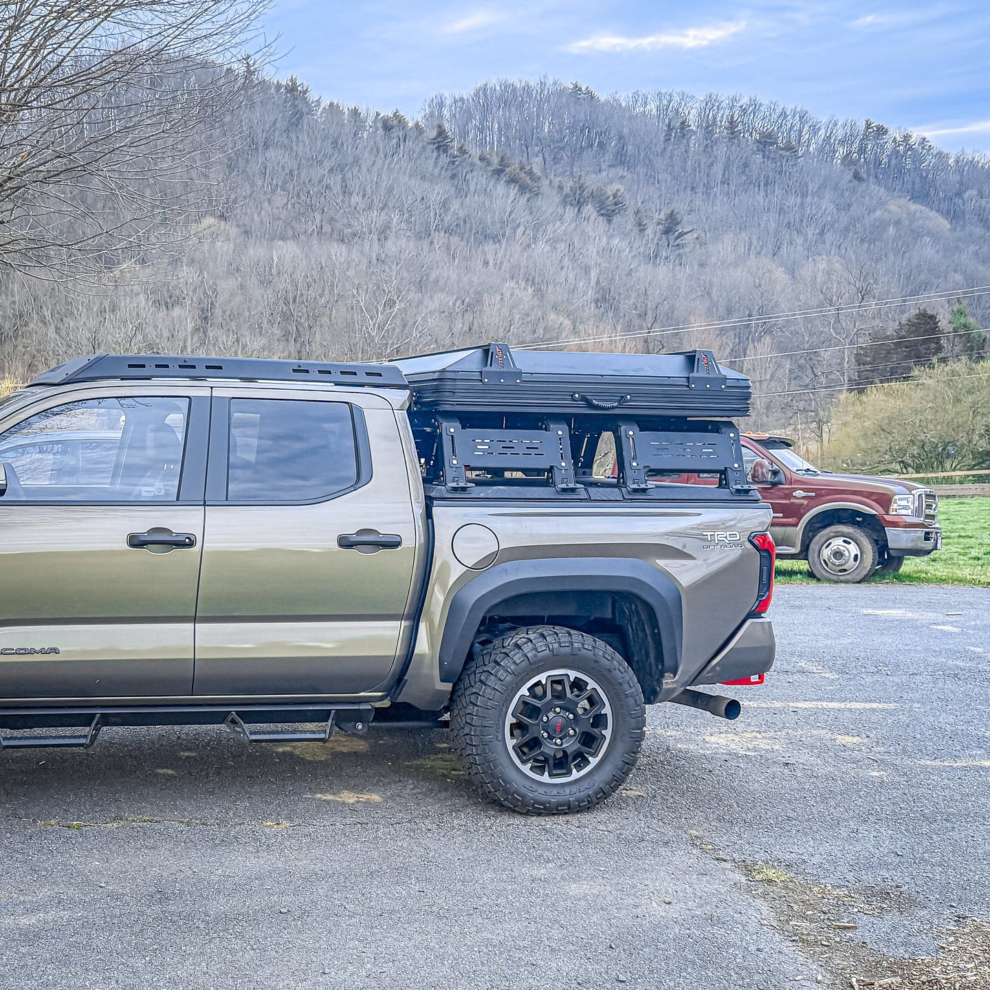 THORAX BED RACK SYSTEM- FITS DIAMOND BACK COVERS 2024-2025 TACOMA Motor Vehicle Parts Chassis Unlimited Inc. 