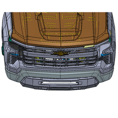 2022-2024 CHEVY SILVERADO 1500 PROLITE FRONT BUMPER