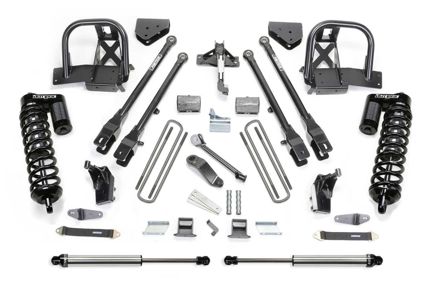 Fabtech K2146DL - 11-16 Ford F350/450 4WD 8 Lug 6in 4Link Sys w/Dlss 4.0 C/O& Rr Dlss