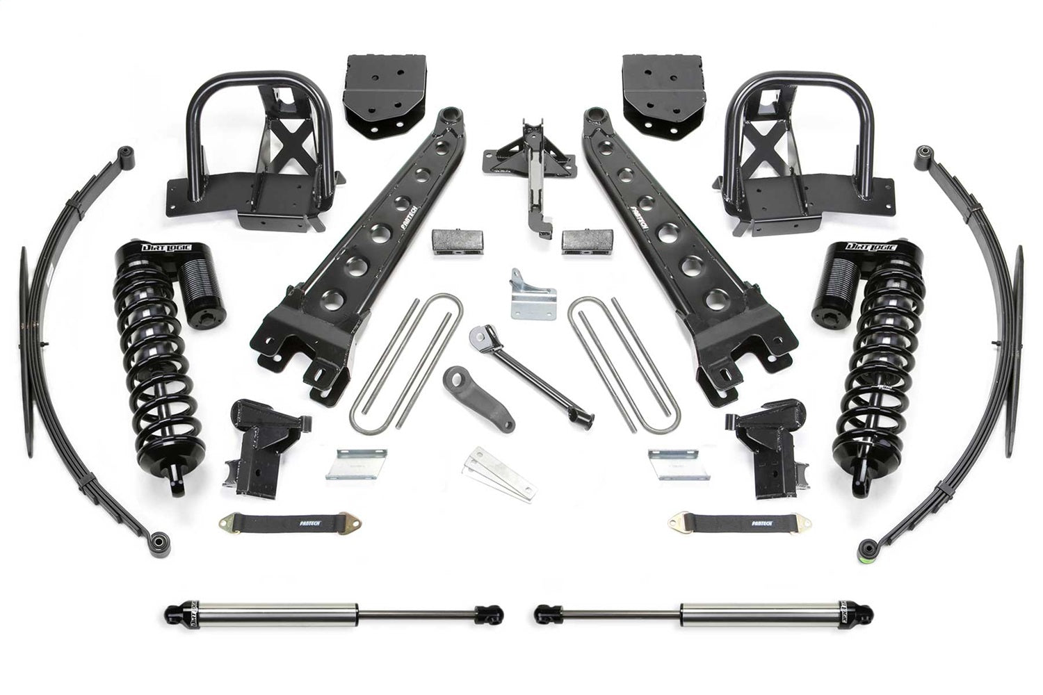Fabtech K2151DL - 11-16 Ford F250 4WD 10in Rad Arm Sys w/Dlss 4.0 C/O & Rr Dlss