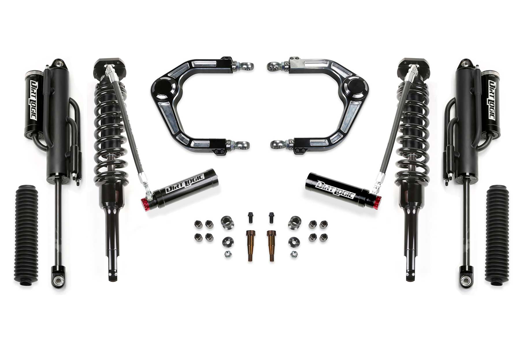 Fabtech K2357DL - 17-20 Ford F150 Raptor 0/3in Aluminum UCA w/ 3.0 DL Shocks Bypass