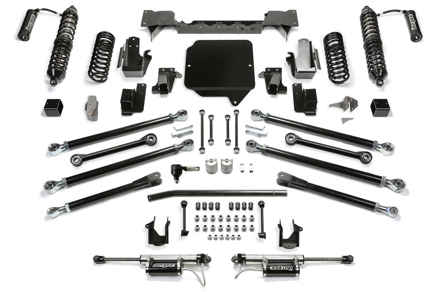Fabtech K4149DL - 18-20 Jeep JL 4-Door 5in Crawler C/O w/Dlss 2.5 C/O Resi & Rr Dlss Resi