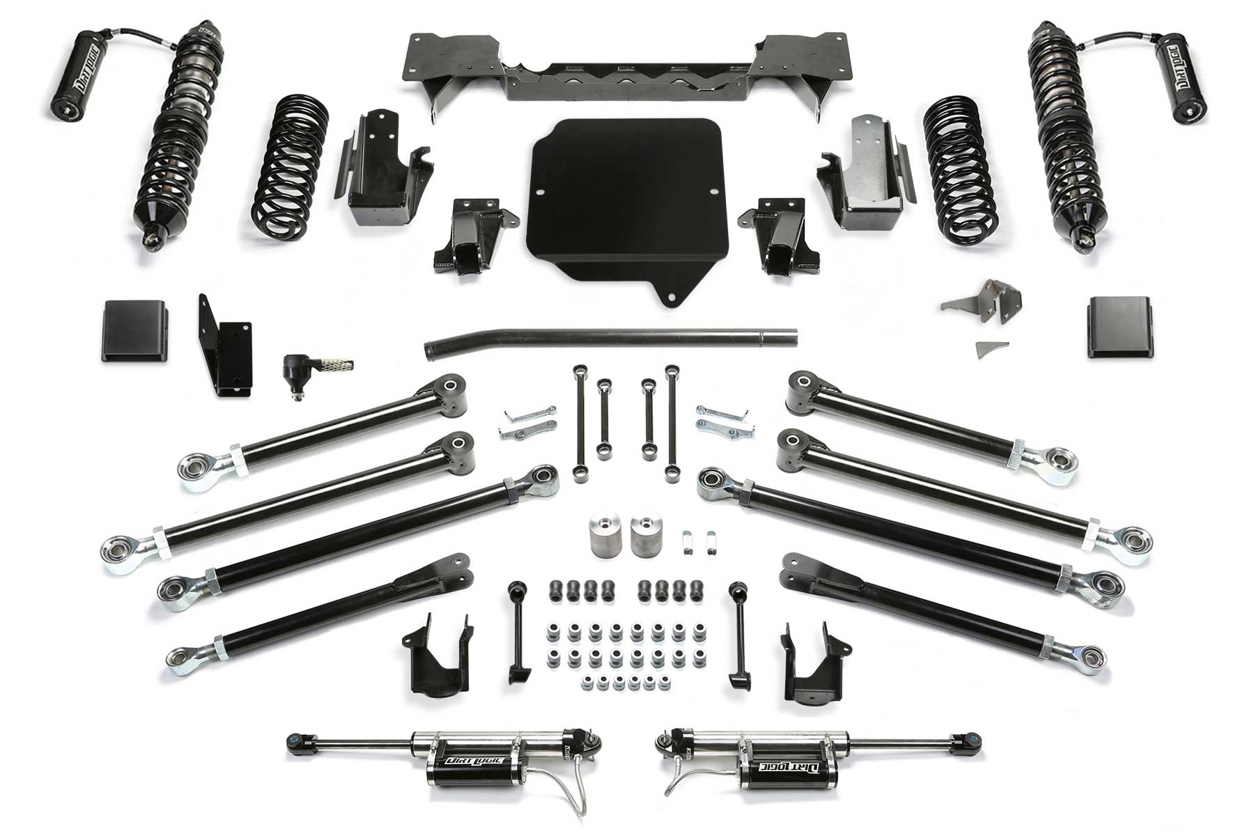 Fabtech K4172DL - 20 Jeep JT 4WD 3in Crawler C/O w/Dlss 2.5 C/O Resi & Rr Dlss Resi