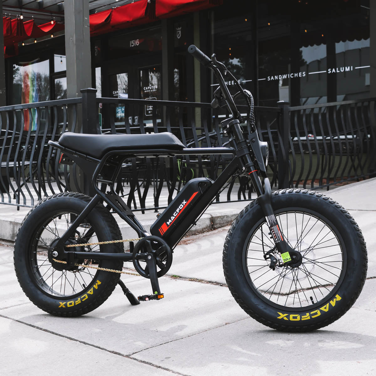 Macfox X1S fat tire detail