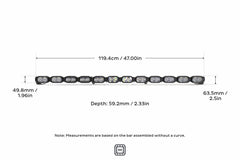 Morimoto Single-Row BangerBar Off-Road LED Light Bar: 12 Pod / 47"