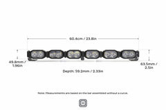 Morimoto Single-Row BangerBar Off-Road LED Light Bar: 6 Pod / 24"