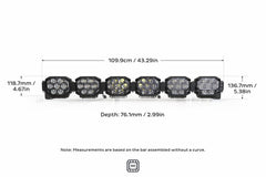 Morimoto Triple-Row BangerBar Off-Road LED Light Bar: 6 Pod / 43"