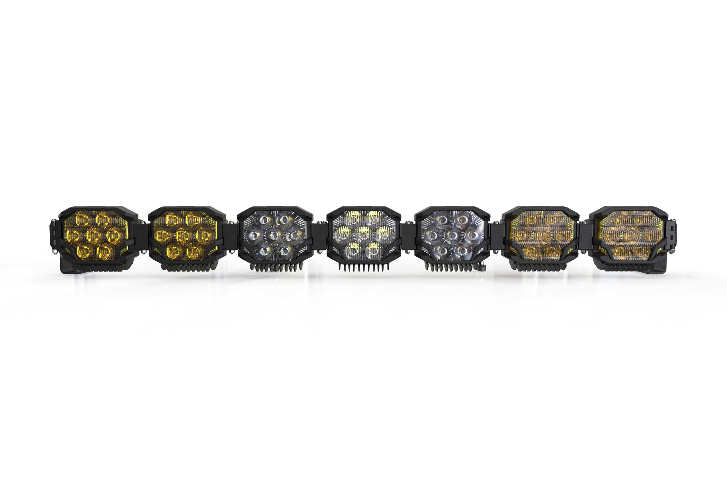 Morimoto Triple-Row BangerBar Off-Road LED Light Bar: 7 Pod / 50.5"